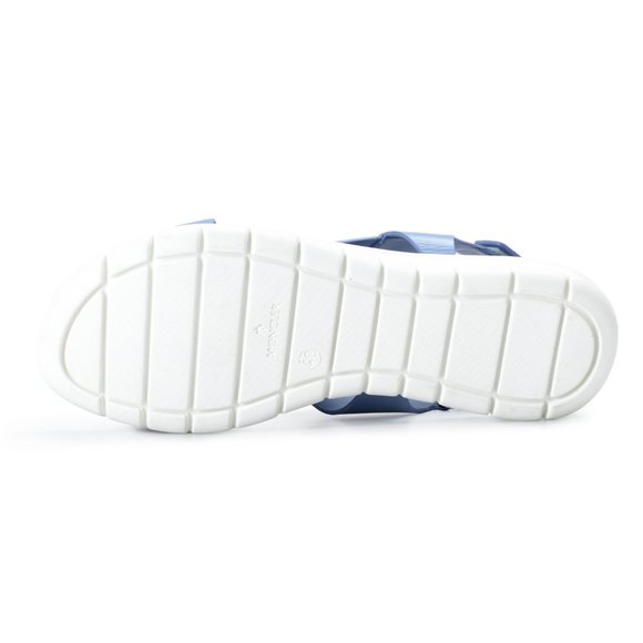 Moncler Women's Light Purple Leather Sandals Shoes - Picture 5 of 8